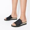 imageDREAM PAIRS Platform Sandals Women Slipon Espadrille Bohemia Wedge Sandals Comfort Dressy Summer Open Toe Canvas Slides for Womens Outdoor Walking Beach VacationBlack