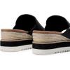 imageDREAM PAIRS Platform Sandals Women Slipon Espadrille Bohemia Wedge Sandals Comfort Dressy Summer Open Toe Canvas Slides for Womens Outdoor Walking Beach VacationBlack