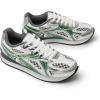 imageDREAM PAIRS Women Chunky Platform Retro Fashion Sneakers Comfortable Breathable Walking Shoes Casual Lace Up Tennis ShoesSilverGreen