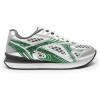 imageDREAM PAIRS Women Chunky Platform Retro Fashion Sneakers Comfortable Breathable Walking Shoes Casual Lace Up Tennis ShoesSilverGreen