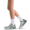 imageDREAM PAIRS Women Chunky Platform Retro Fashion Sneakers Comfortable Breathable Walking Shoes Casual Lace Up Tennis ShoesSilverGreen