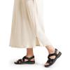 imageDREAM PAIRS Womens Arch Support Sandals Comfortable Open Toe Dress Flats Walking Sandals for SummerAll Black