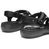 imageDREAM PAIRS Womens Arch Support Sandals Comfortable Open Toe Dress Flats Walking Sandals for SummerAll Black