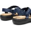 imageDREAM PAIRS Womens Arch Support Sandals Comfortable Open Toe Dress Flats Walking Sandals for SummerNavy