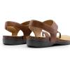 imageDREAM PAIRS Womens Comfortable Cork Footbed Arch Support Sandals Casual to Dressy Thong Walking Flat Sandals for SummerBrown