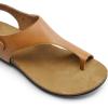 imageDREAM PAIRS Womens Comfortable Cork Footbed Arch Support Sandals Casual to Dressy Thong Walking Flat Sandals for SummerTan