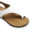 imageDREAM PAIRS Womens Comfortable Cork Footbed Arch Support Sandals Casual to Dressy Thong Walking Flat Sandals for SummerWhite