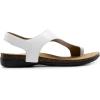 imageDREAM PAIRS Womens Comfortable Cork Footbed Arch Support Sandals Casual to Dressy Thong Walking Flat Sandals for SummerWhite
