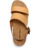 imageDREAM PAIRS Womens Orthopedic Arch Support Platform Sandals Comfortable Cork Insole Low Wedges Sandals Flatform Summer Dress Shoes Cute Buckle Wedges for BeachNatural