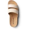 imageDREAM PAIRS Womens Platform Slides Sandals Comfortable Arch Support Footbed Two Strap Slipon Fashion Beach Wedge SandalsBeige