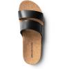 imageDREAM PAIRS Womens Platform Slides Sandals Comfortable Arch Support Footbed Two Strap Slipon Fashion Beach Wedge SandalsBlack
