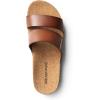 imageDREAM PAIRS Womens Platform Slides Sandals Comfortable Arch Support Footbed Two Strap Slipon Fashion Beach Wedge SandalsBrown