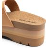 imageDREAM PAIRS Womens Platform Slides Sandals Comfortable Arch Support Footbed Two Strap Slipon Fashion Beach Wedge SandalsNatural