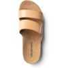 imageDREAM PAIRS Womens Platform Slides Sandals Comfortable Arch Support Footbed Two Strap Slipon Fashion Beach Wedge SandalsNude