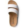 imageDREAM PAIRS Womens Platform Slides Sandals Comfortable Arch Support Footbed Two Strap Slipon Fashion Beach Wedge SandalsWhite