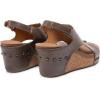 imageDREAM PAIRS Womens Platform Wedge Sandals Comfortable PeepToe Cork Casual ampamp Dressy Summer Lightweight Shoes for All Day WearBrown