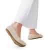 imageDREAM PAIRS Womens Round Toe Foldable Portable Knit Ballet Flats Comfortable Dressy Flats for Work Office Dress Shoes Business CasualAll Nude