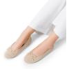imageDREAM PAIRS Womens Round Toe Foldable Portable Knit Ballet Flats Comfortable Dressy Flats for Work Office Dress Shoes Business CasualAll Nude