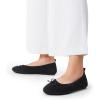 imageDREAM PAIRS Womens Round Toe Foldable Portable Knit Ballet Flats Comfortable Dressy Flats for Work Office Dress Shoes Business CasualNavy