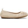 imageDREAM PAIRS Womens Round Toe Foldable Portable Knit Ballet Flats Comfortable Dressy Flats for Work Office Dress Shoes Business CasualNude