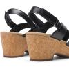 imageDREAM PAIRS Womens Wedge Sandals Comfortable Open Toe Platform Casual Dressy Cork Summer Dress ShoesBlack