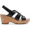 imageDREAM PAIRS Womens Wedge Sandals Comfortable Open Toe Platform Casual Dressy Cork Summer Dress ShoesBlack