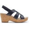 imageDREAM PAIRS Womens Wedge Sandals Comfortable Open Toe Platform Casual Dressy Cork Summer Dress ShoesNavy