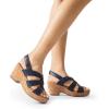 imageDREAM PAIRS Womens Wedge Sandals Comfortable Open Toe Platform Casual Dressy Cork Summer Dress ShoesNavy