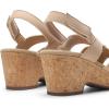 imageDREAM PAIRS Womens Wedge Sandals Comfortable Open Toe Platform Casual Dressy Cork Summer Dress ShoesNude