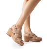 imageDREAM PAIRS Womens Wedge Sandals Comfortable Open Toe Platform Casual Dressy Cork Summer Dress ShoesNude