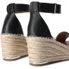imageDREAM PAIRS Womens Wedge Sandals Open Toe Espadrilles Sandals Comfortable Dressy Ankle Strap Platform Sandals Suitable for Work Beach Summer ShoesBlack