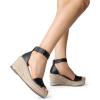 imageDREAM PAIRS Womens Wedge Sandals Open Toe Espadrilles Sandals Comfortable Dressy Ankle Strap Platform Sandals Suitable for Work Beach Summer ShoesBlack