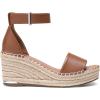 imageDREAM PAIRS Womens Wedge Sandals Open Toe Espadrilles Sandals Comfortable Dressy Ankle Strap Platform Sandals Suitable for Work Beach Summer ShoesBrown