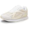imageDREAM PAIRS Women Chunky Platform Retro Fashion Sneakers Comfortable Breathable Walking Shoes Casual Lace Up Tennis ShoesWhite
