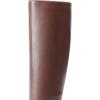 imageDREAM PAIRS Knee High Boots for Women Square Toe Gogo Chunky Heel with Side ZipBrown