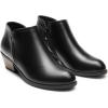 imageDREAM PAIRS Womens Ankle Boots Low Chunky Heel Comfortable Short Fall Booties ShoesBlackpu