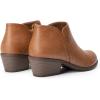imageDREAM PAIRS Womens Ankle Boots Low Chunky Heel Comfortable Short Fall Booties ShoesBrownpu