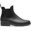 imageDREAM PAIRS Womens Ankle Rain Boots Chelsea Short Boots Waterproof Elastic Slip On Lightweight Comfortable Garden Outdoor ShoesBlack