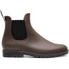 imageDREAM PAIRS Womens Ankle Rain Boots Chelsea Short Boots Waterproof Elastic Slip On Lightweight Comfortable Garden Outdoor ShoesDark Brown
