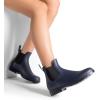 imageDREAM PAIRS Womens Ankle Rain Boots Chelsea Short Boots Waterproof Elastic Slip On Lightweight Comfortable Garden Outdoor ShoesNavy