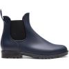 imageDREAM PAIRS Womens Ankle Rain Boots Chelsea Short Boots Waterproof Elastic Slip On Lightweight Comfortable Garden Outdoor ShoesNavy