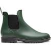 imageDREAM PAIRS Womens Ankle Rain Boots Chelsea Short Boots Waterproof Elastic Slip On Lightweight Comfortable Garden Outdoor ShoesOlive Green