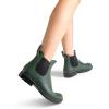 imageDREAM PAIRS Womens Ankle Rain Boots Chelsea Short Boots Waterproof Elastic Slip On Lightweight Comfortable Garden Outdoor ShoesOlive Green