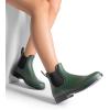 imageDREAM PAIRS Womens Ankle Rain Boots Chelsea Short Boots Waterproof Elastic Slip On Lightweight Comfortable Garden Outdoor ShoesOlive Green
