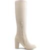 imageDREAM PAIRS Womens Chunky Heel Knee High BootsBeige