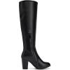 imageDREAM PAIRS Womens Chunky Heel Knee High BootsBlackPu