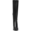 imageDREAM PAIRS Womens Chunky Heel Knee High BootsBlackPu