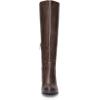 imageDREAM PAIRS Womens Chunky Heel Knee High BootsBrownpu