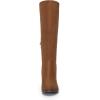 imageDREAM PAIRS Womens Chunky Heel Knee High BootsBrownsuede