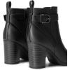 imageDREAM PAIRS Womens Chunky High Heel Ankle Boots Round Toe Fall Short Booties ShoesBlackpu
